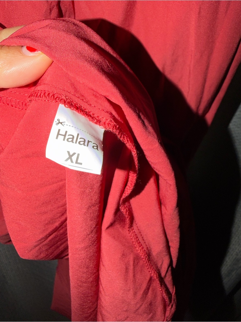 HALARA Red High-Low Racerback Sundress - Picture 4 of 6